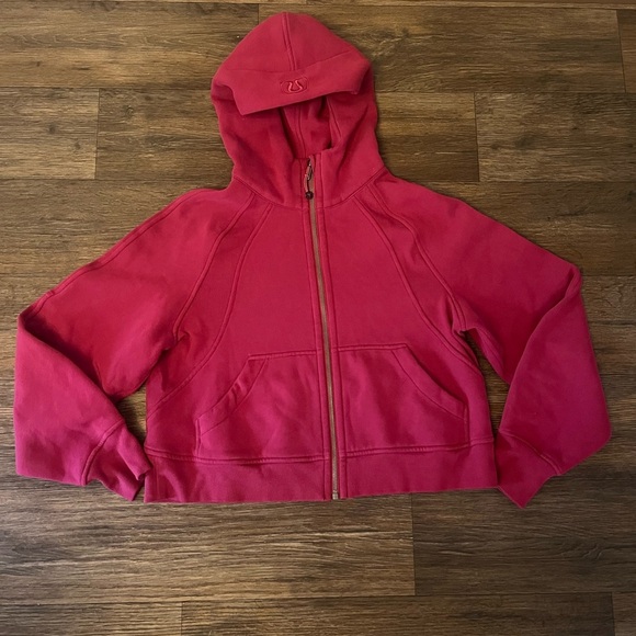 Lululemon Women's Scuba Oversized Cropped Full Zip Hoodie XS/S - Picture 2 of 8